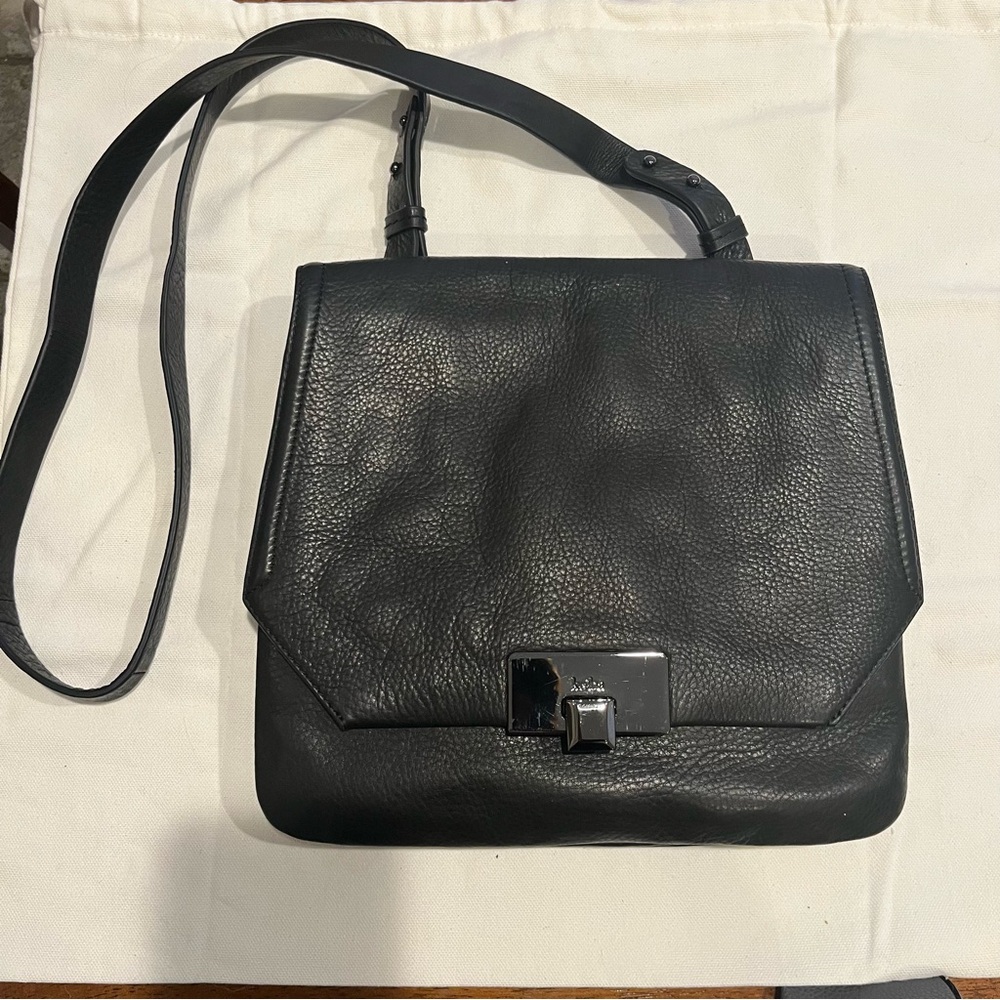 Like New Kooba Black Leather Handbag.  Beautiful.